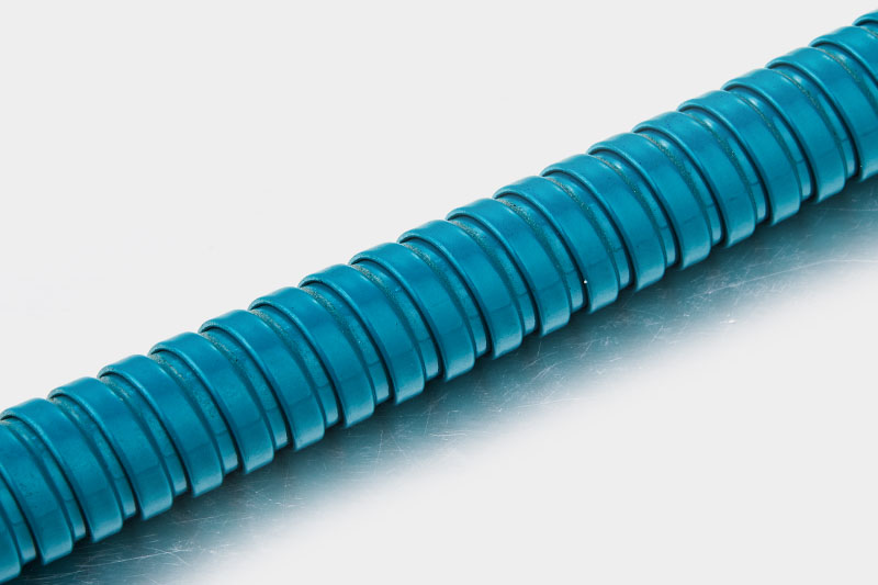 淡藍色噴塑優(yōu)質金屬不銹鋼波紋淋浴管廠家定制